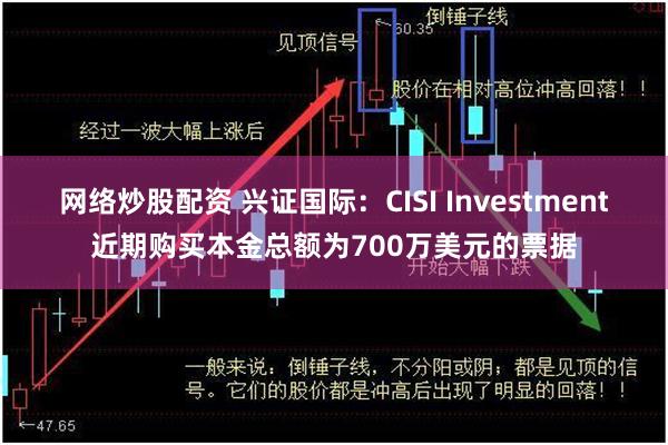 网络炒股配资 兴证国际：CISI Investment近期购买本金总额为700万美元的票据