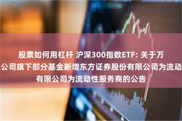 股票如何用杠杆 沪深300指数ETF: 关于万家基金管理有限公司旗下部分基金新增东方证券股份有限公司为流动性服务商的公告