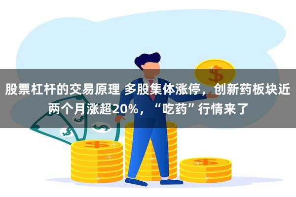 股票杠杆的交易原理 多股集体涨停，创新药板块近两个月涨超20%，“吃药”行情来了